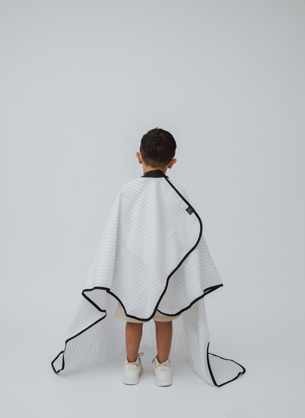 Capa infantil UK Branca com risca de Giz