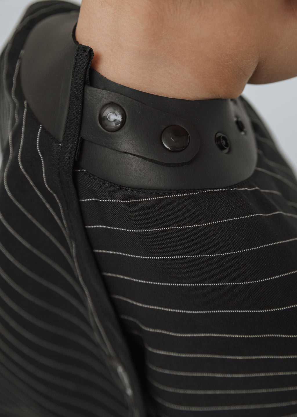 Capa infantil UK Preto com risca de Giz